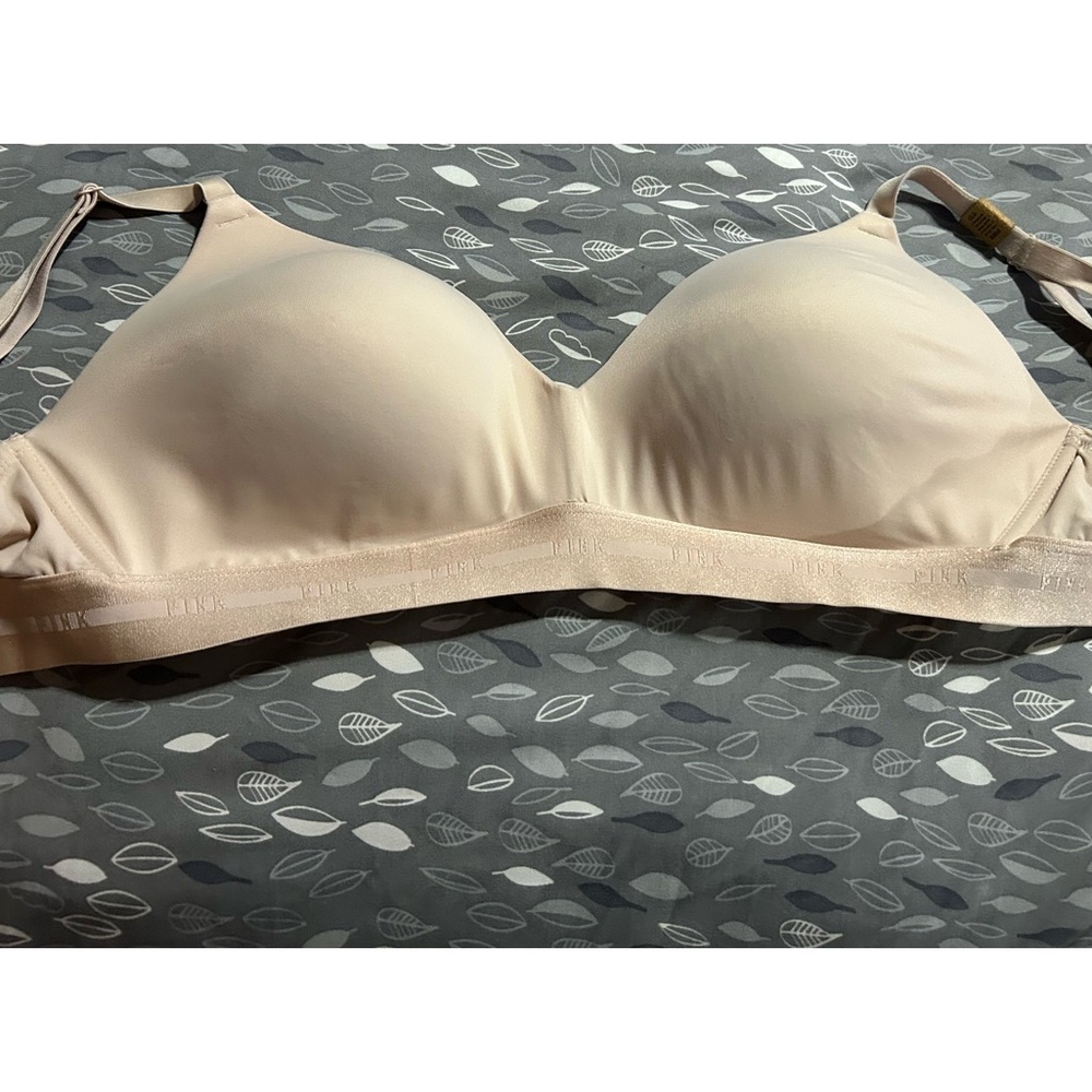 Pink Victoria secret wireless bra
